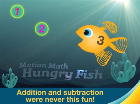 hungry fish math game.